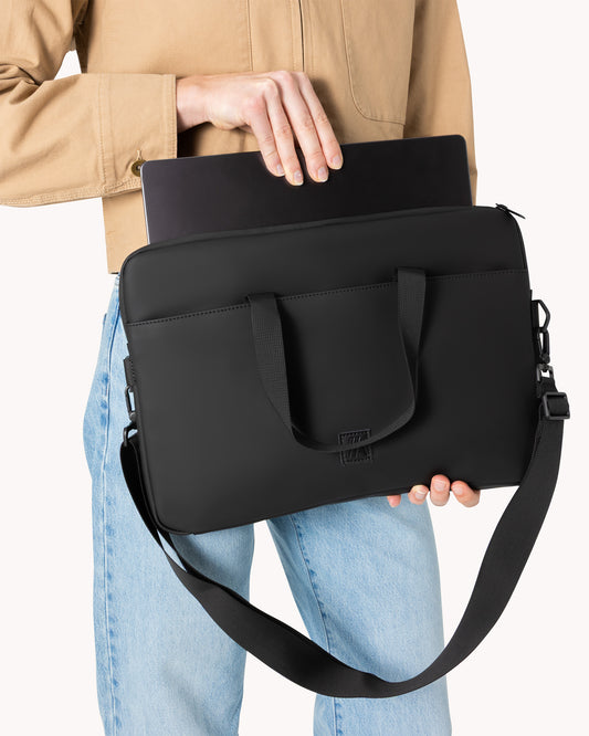 Airback laptoptas 15 inch - Matzwart