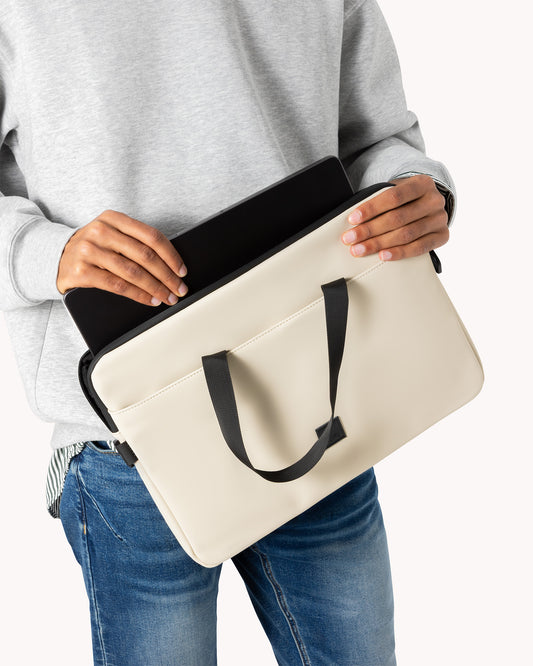 Airback laptoptas 13 inch - Licht Zandkleurig