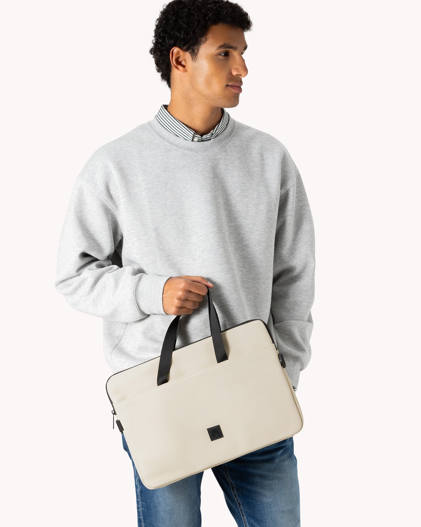 Airback laptoptas 13 inch - Licht Zandkleurig